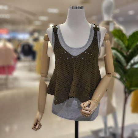 꽃잎뷔스티에면니트