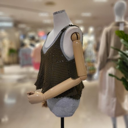 꽃잎뷔스티에면니트