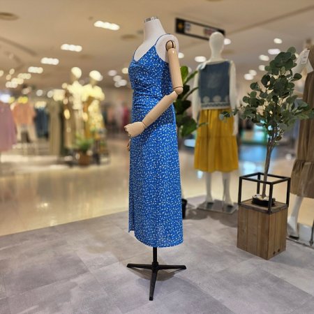 바캉스룩블루나시원피스