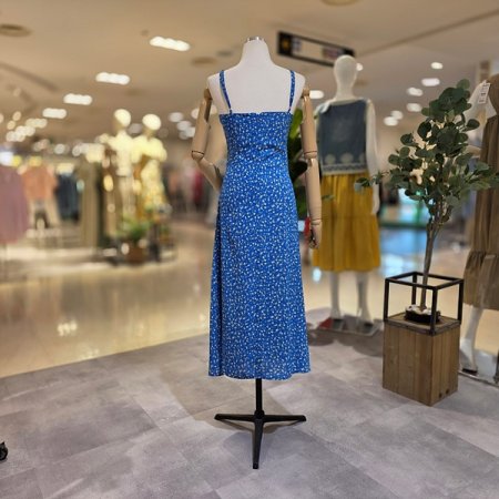 바캉스룩블루나시원피스