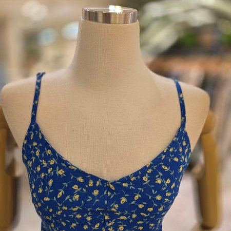 바캉스룩블루나시원피스