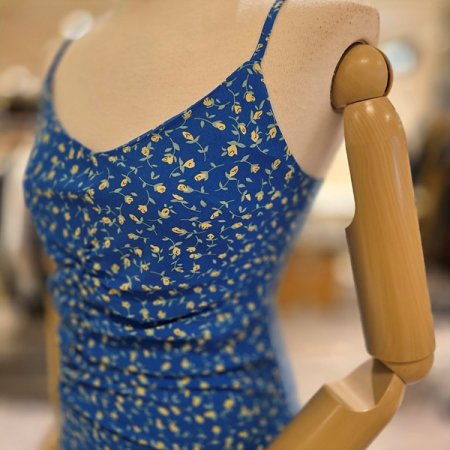 바캉스룩블루나시원피스