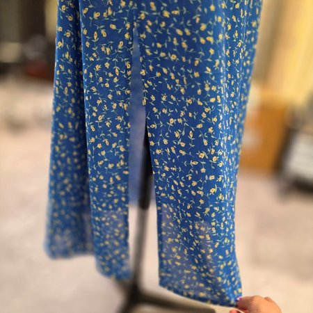 바캉스룩블루나시원피스