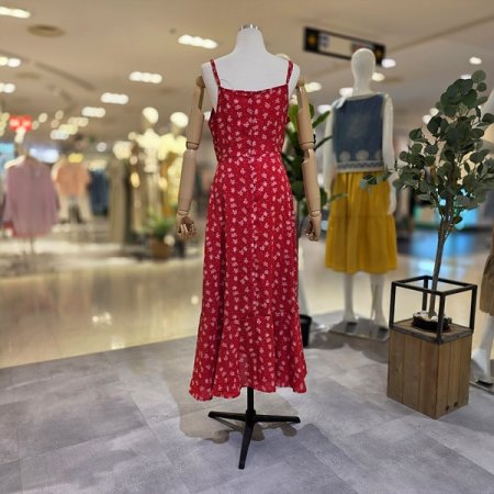 옆프릴쉬폰나시롱원피스