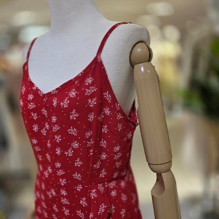 옆프릴쉬폰나시롱원피스