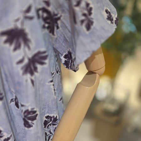 퍼픔소매린넨박시원피스