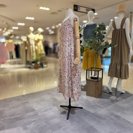 페이즐리끈나시롱원피스