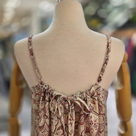 페이즐리끈나시롱원피스