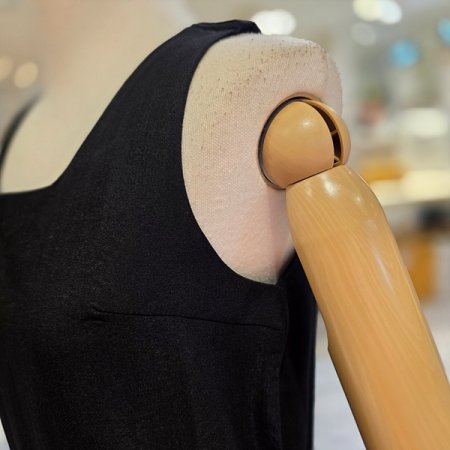 스퀘어넥블랙점프수트