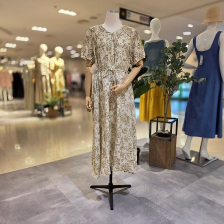 빅플라워루즈핏지지미원피스