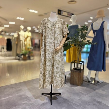 빅플라워루즈핏지지미원피스