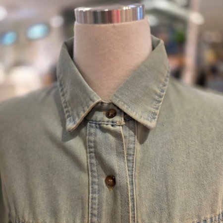 빈티지반팔데님셔츠블라우스