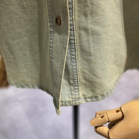 빈티지반팔데님셔츠블라우스