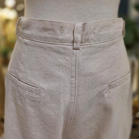 베이지데님버뮤다팬츠