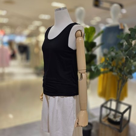 U라인블랙런닝나시탑