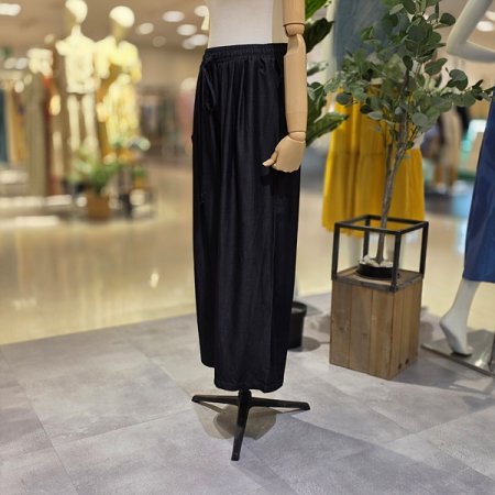고무밴딩와이드여름팬츠