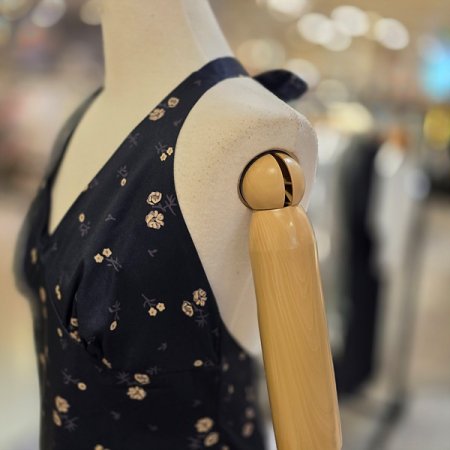 리본홀드텍바캉스룩미니원피스