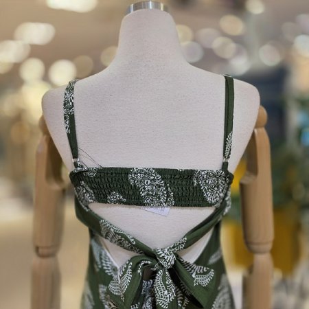 백리본뷔스티에바캉스원피스