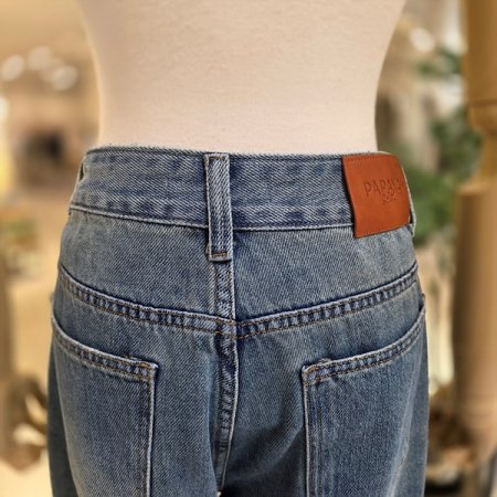 미디엄블루스텐다드핏데님팬츠