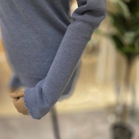 보트넥언발긴팔니트