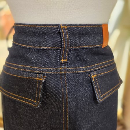 스티치진청5부스커트