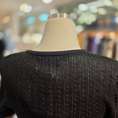 가을반팔시스루니트티