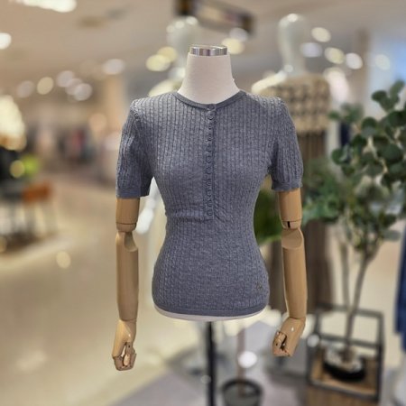 가을반팔시스루니트티