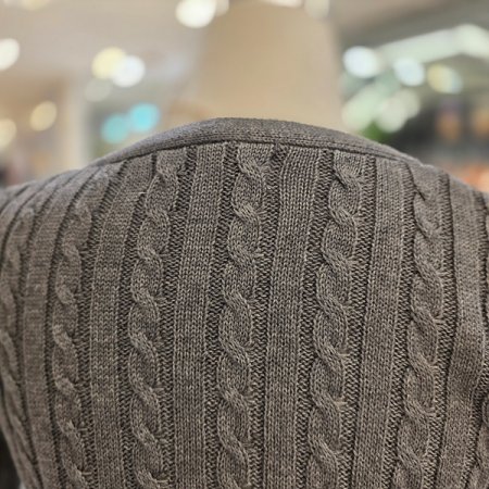 꽈배기짜임 크롭니트가디건