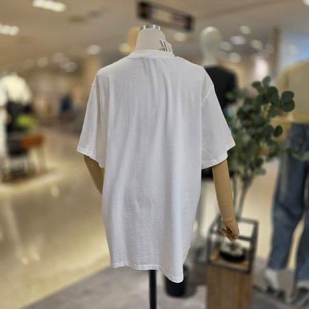 레터링루즈핏가을반팔티셔츠