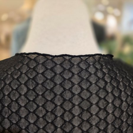 시스루블랙드레스블라우스