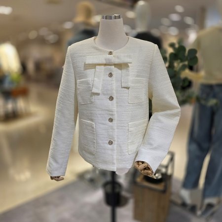 라운드넥포켓트위더자켓