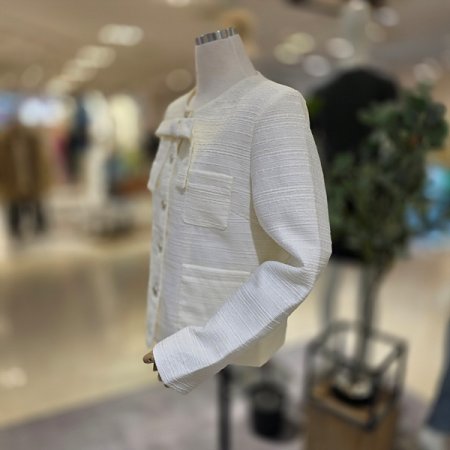 라운드넥포켓트위더자켓