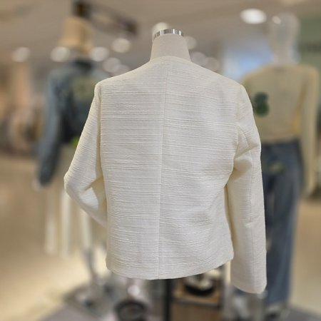 라운드넥포켓트위더자켓