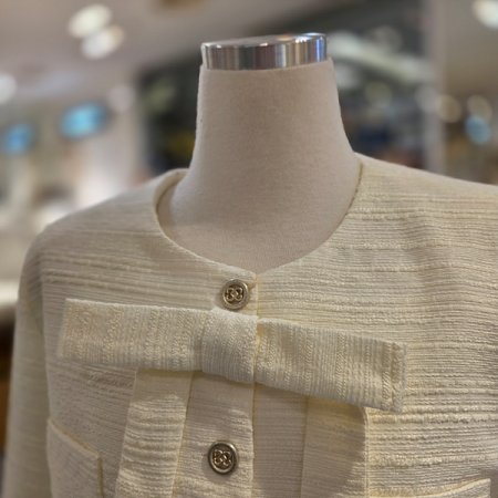 라운드넥포켓트위더자켓