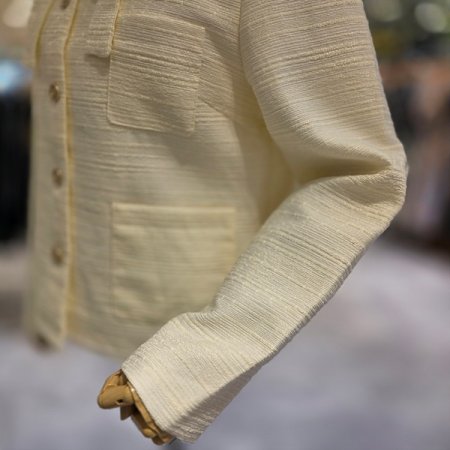 라운드넥포켓트위더자켓