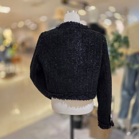 블랙펄겨울트위드자켓