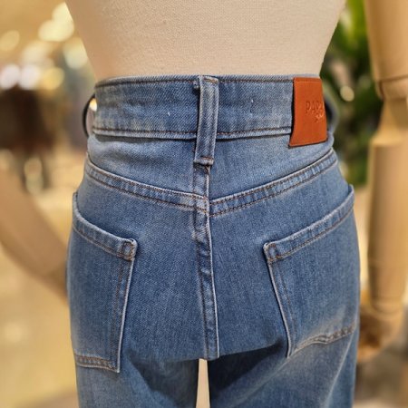 부츠컷스판데님청바지