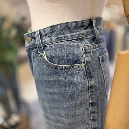 돌청워싱스트레이트핏청바지