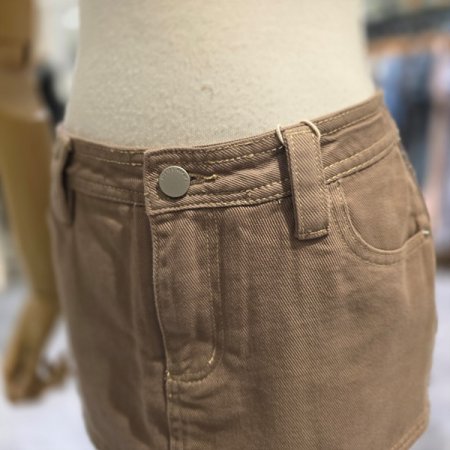 데님미니팬츠스커트