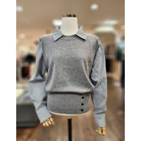 조끼밑단추남방