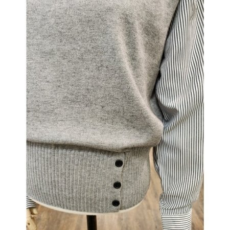 조끼밑단추남방