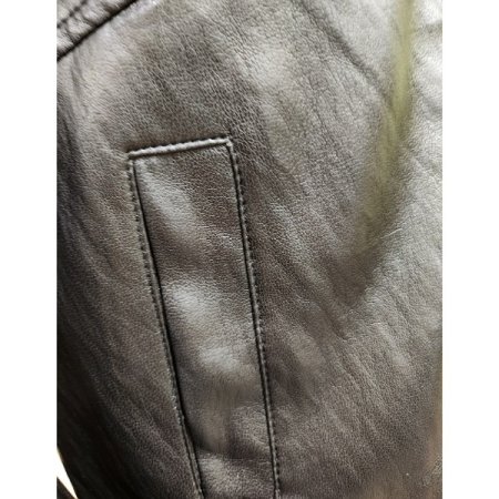 레더자켓소매체크