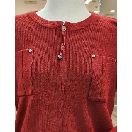 포켓징장식집업가디건