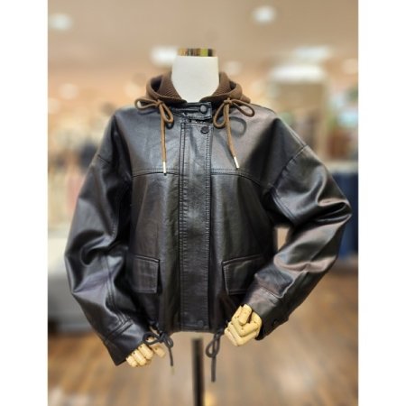 에이앤미 코코티에 후드차이나페이크자켓