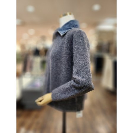 데님지퍼가디건