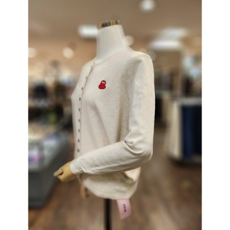 레드버튼가디건