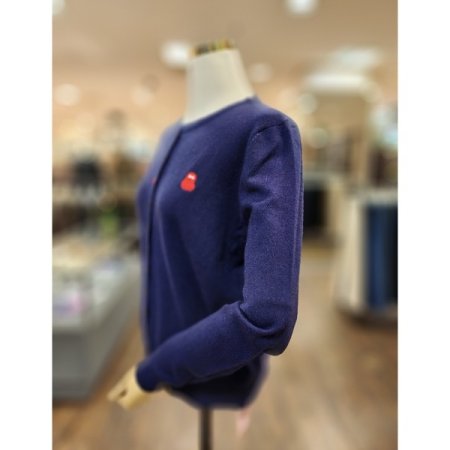 레드버튼가디건