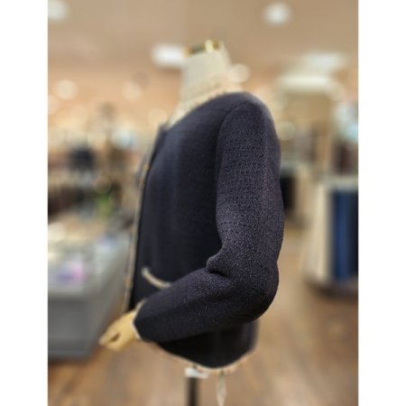 트위드니트자켓블랙