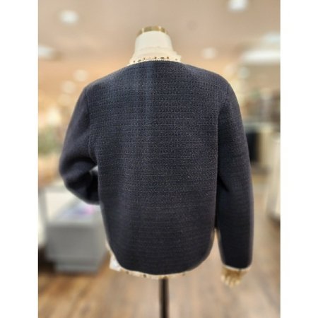 트위드니트자켓블랙