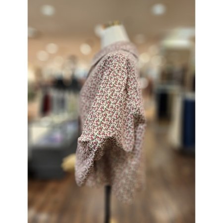 플라워콩단추잔꽃블라우스